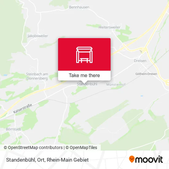 Карта Standenbühl, Ort