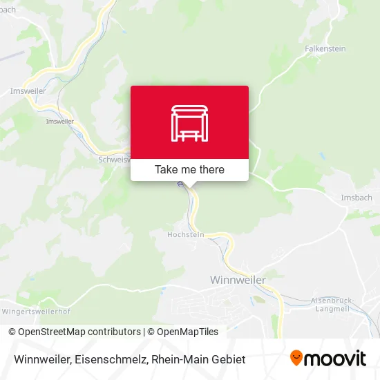 Карта Winnweiler, Eisenschmelz