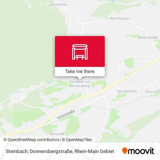 Карта Steinbach, Donnersbergstraße