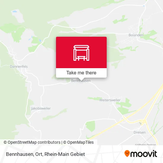 Карта Bennhausen, Ort