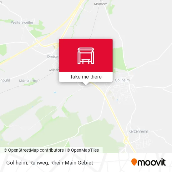 Карта Göllheim, Ruhweg