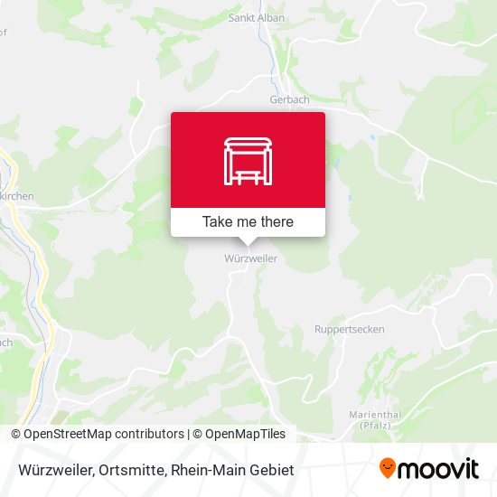 Würzweiler, Ortsmitte map