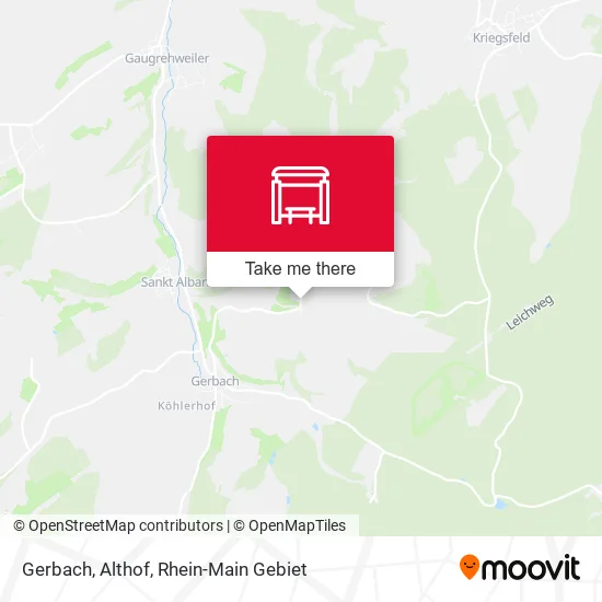 Gerbach, Althof map