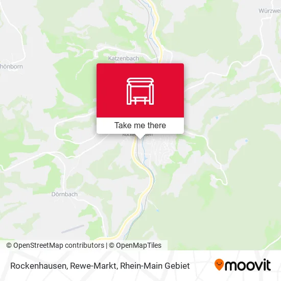 Карта Rockenhausen, Rewe-Markt