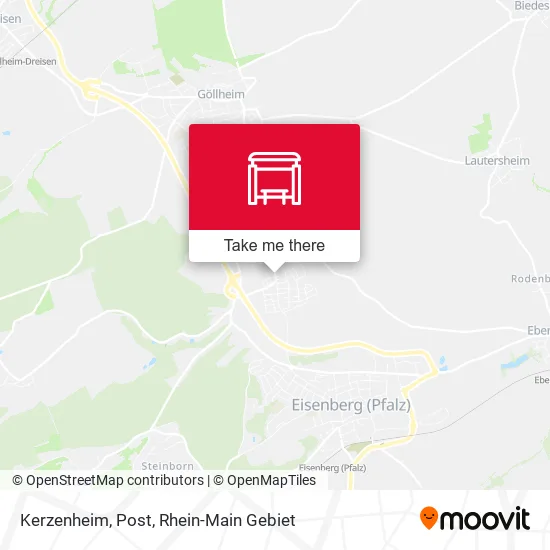 Карта Kerzenheim, Post