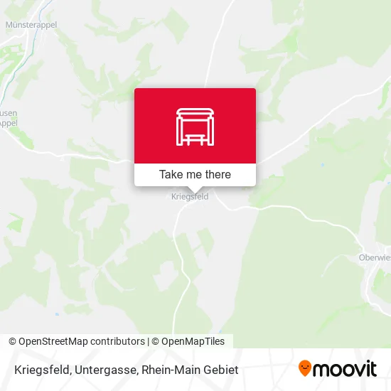 Карта Kriegsfeld, Untergasse