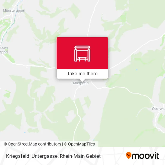 Карта Kriegsfeld, Untergasse