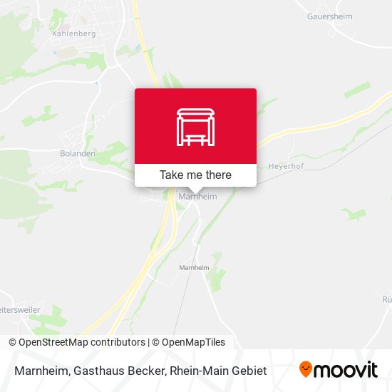 Marnheim, Gasthaus Becker map