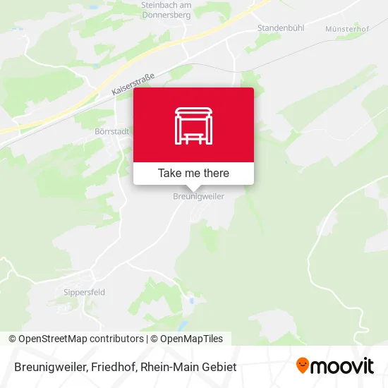 Карта Breunigweiler, Friedhof