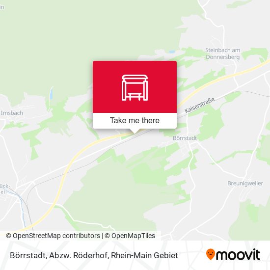 Börrstadt, Abzw. Röderhof map