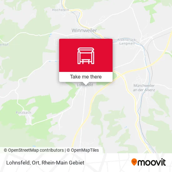 Карта Lohnsfeld, Ort