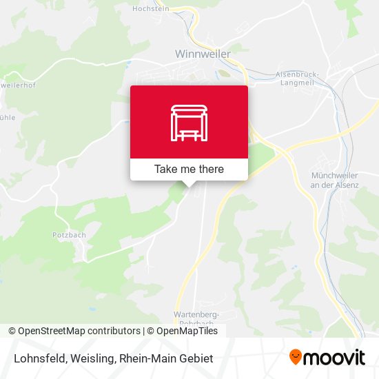 Карта Lohnsfeld, Weisling