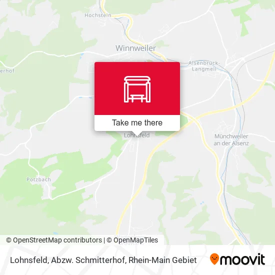 Карта Lohnsfeld, Abzw. Schmitterhof