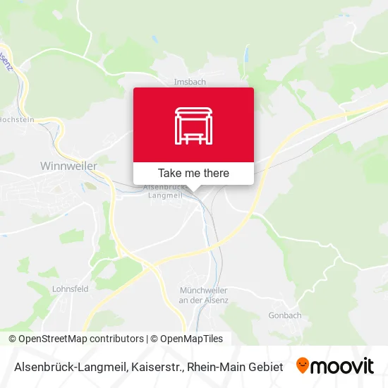 Карта Alsenbrück-Langmeil, Kaiserstr.