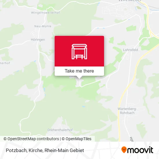 Potzbach, Kirche map