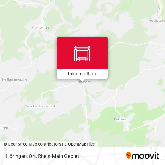 Карта Höringen, Ort