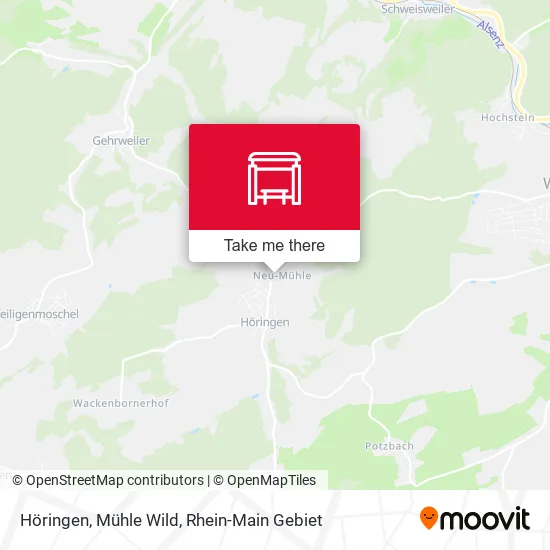 Карта Höringen, Mühle Wild