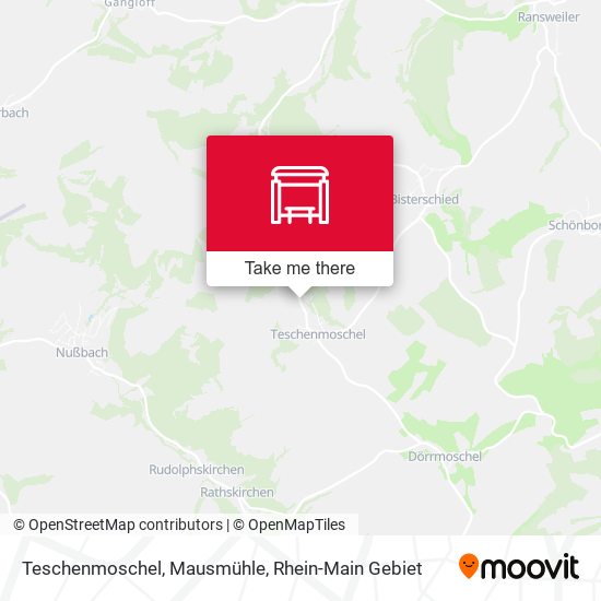 Teschenmoschel, Mausmühle map