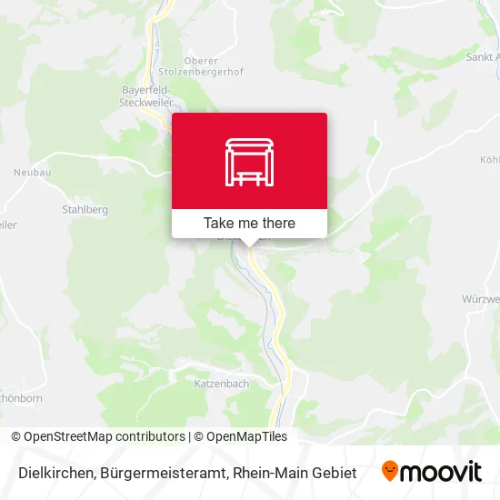 Карта Dielkirchen, Bürgermeisteramt