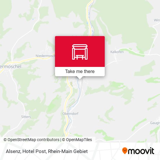 Alsenz, Hotel Post map