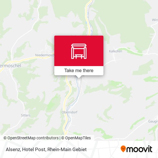 Карта Alsenz, Hotel Post