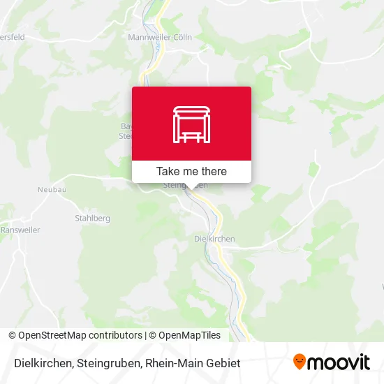 Карта Dielkirchen, Steingruben