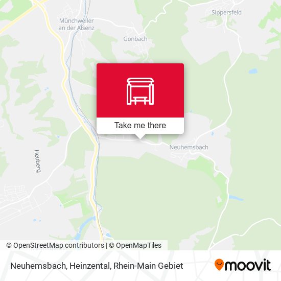 Карта Neuhemsbach, Heinzental