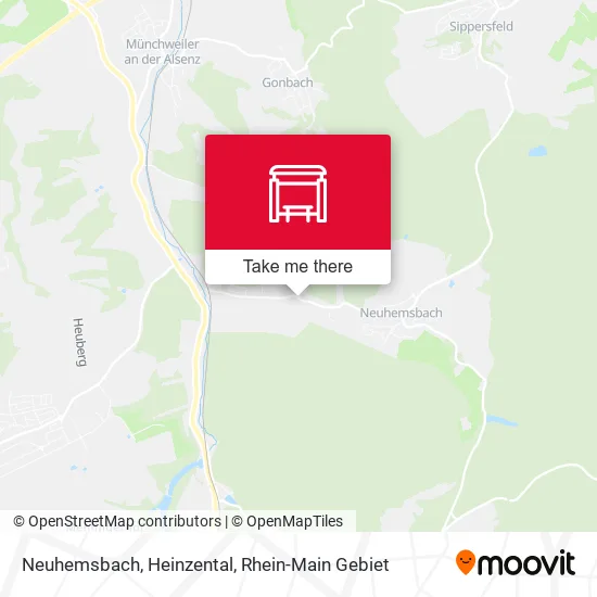 Карта Neuhemsbach, Heinzental