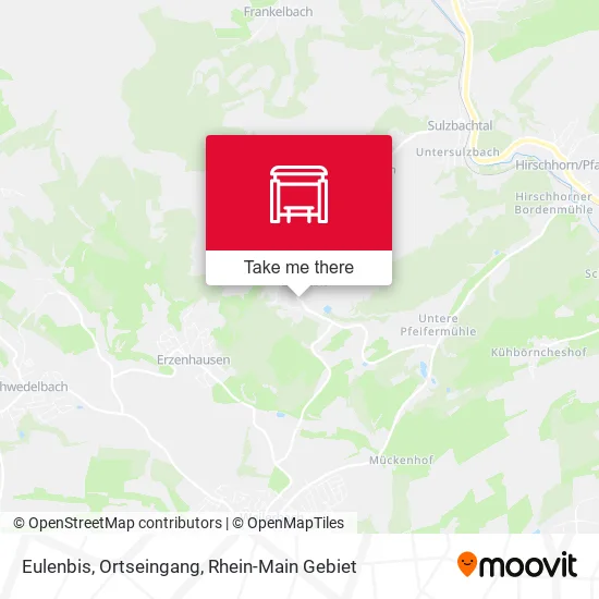Карта Eulenbis, Ortseingang