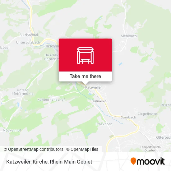Карта Katzweiler, Kirche