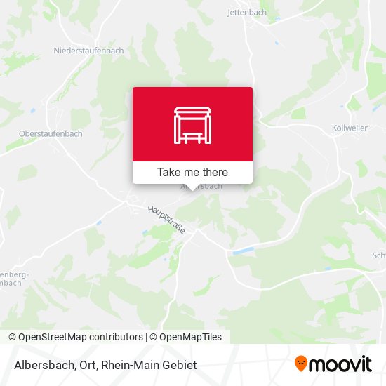 Карта Albersbach, Ort
