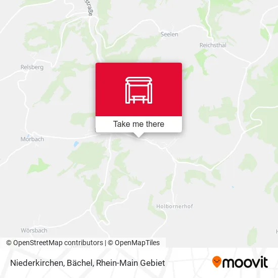 Карта Niederkirchen, Bächel