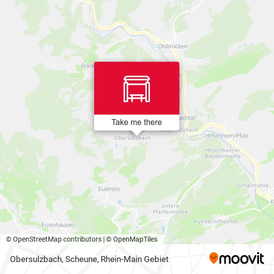 Карта Obersulzbach, Scheune