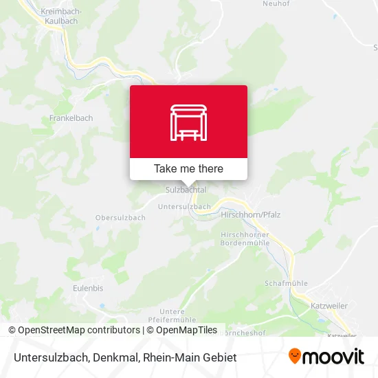 Карта Untersulzbach, Denkmal