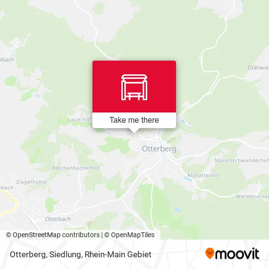 Карта Otterberg, Siedlung