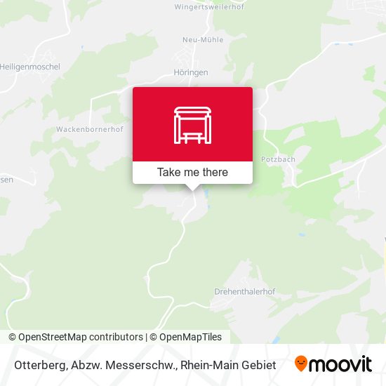 Otterberg, Abzw. Messerschw. map