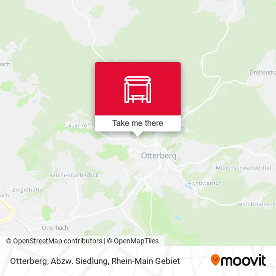 Карта Otterberg, Abzw. Siedlung