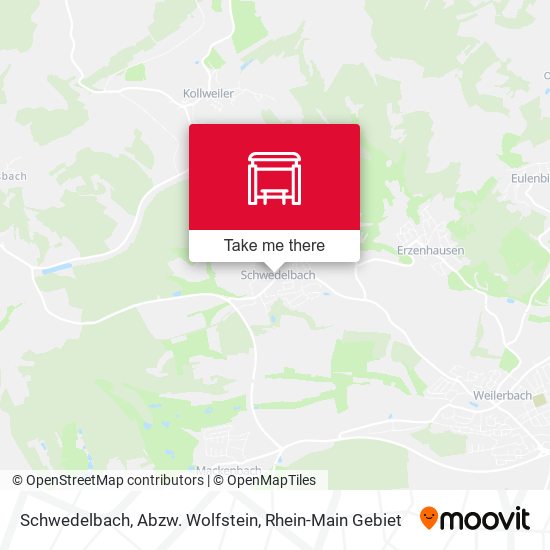 Schwedelbach, Abzw. Wolfstein map