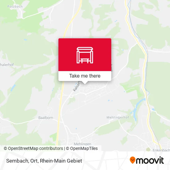 Карта Sembach, Ort