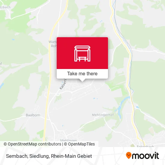 Карта Sembach, Siedlung