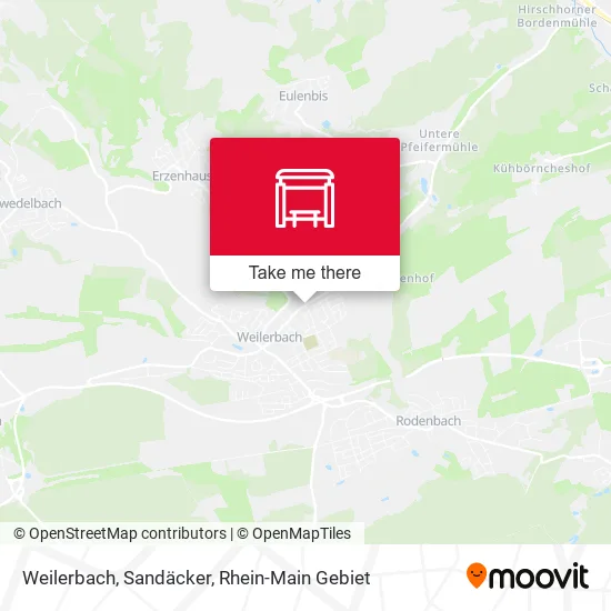 Карта Weilerbach, Sandäcker