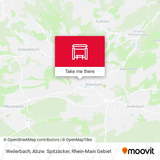 Карта Weilerbach, Abzw. Spitzäcker