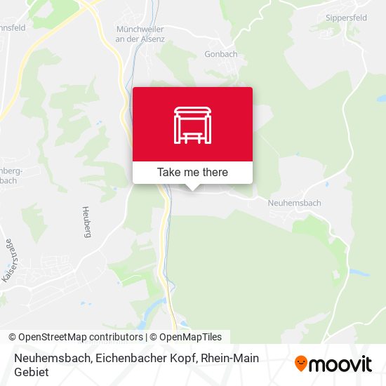 Neuhemsbach, Eichenbacher Kopf map