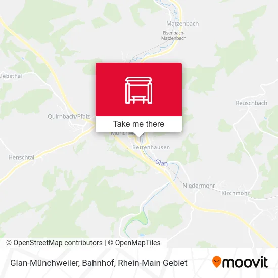 Карта Glan-Münchweiler, Bahnhof