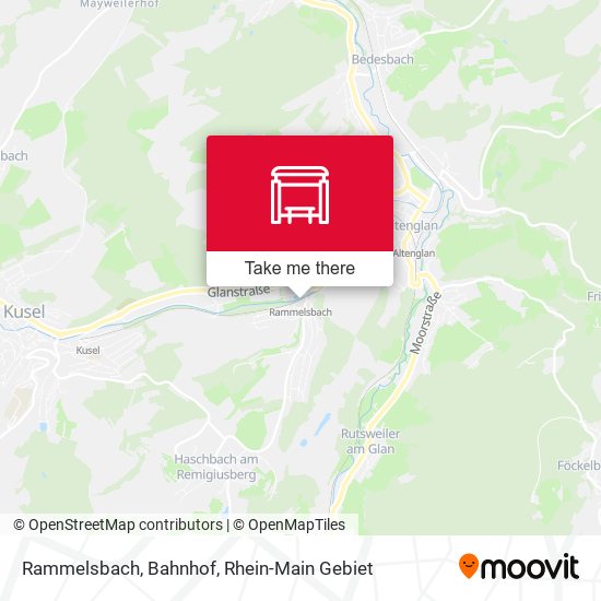 Карта Rammelsbach, Bahnhof