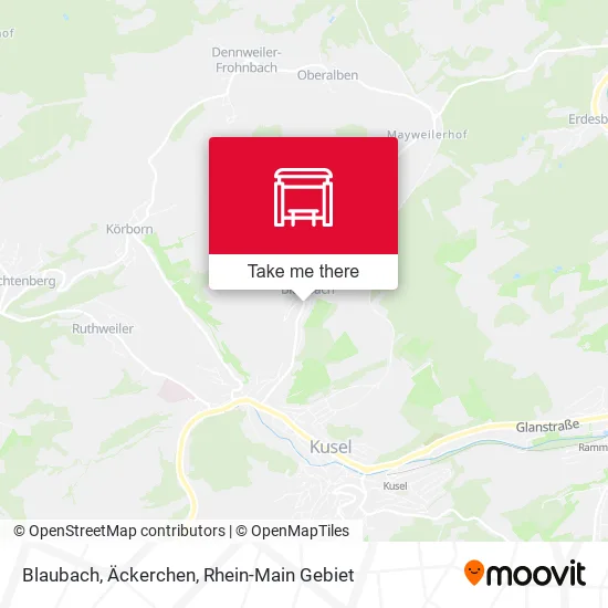 Карта Blaubach, Äckerchen