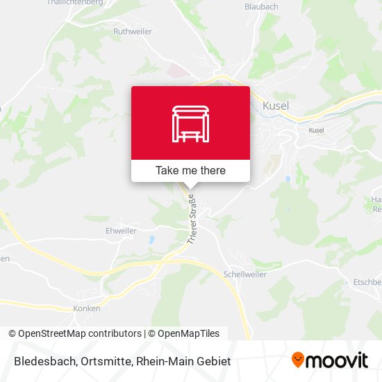 Карта Bledesbach, Ortsmitte