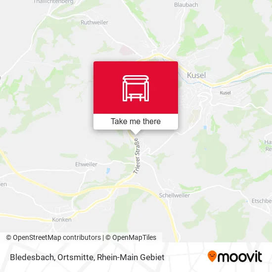 Bledesbach, Ortsmitte map
