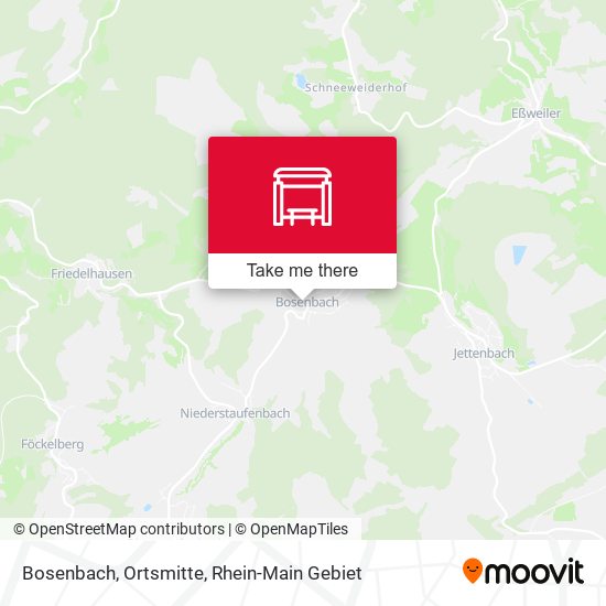 Карта Bosenbach, Ortsmitte