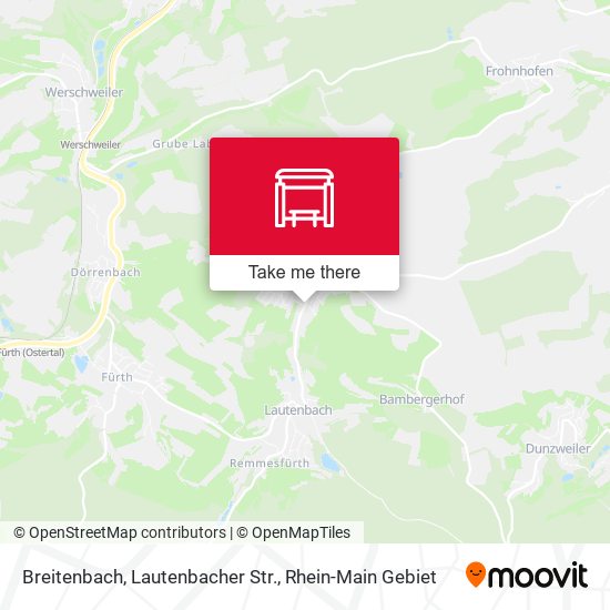 Карта Breitenbach, Lautenbacher Str.